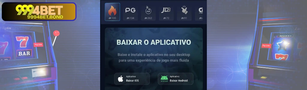 Smartphone com app da 9994BET aberto