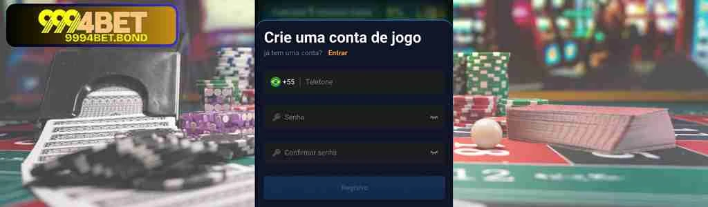 Tela de cadastro no site oficial da 9994BET
